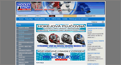 Desktop Screenshot of hockeybazar.cz